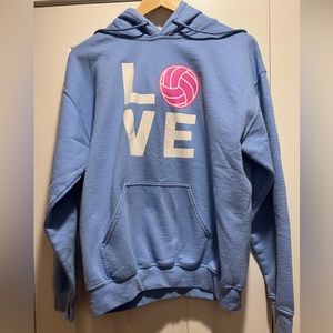 Women’s LOVE Volleyball Hoodie Sweatshirt